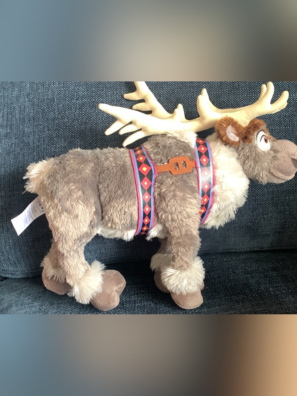 Disney Store Frozen Sven Reindeer 16” Poseable Plush Disney Collection